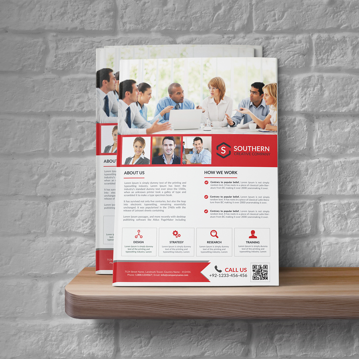 Entry 143300 in Clean Multipurpose Business Flyer by Haweya company