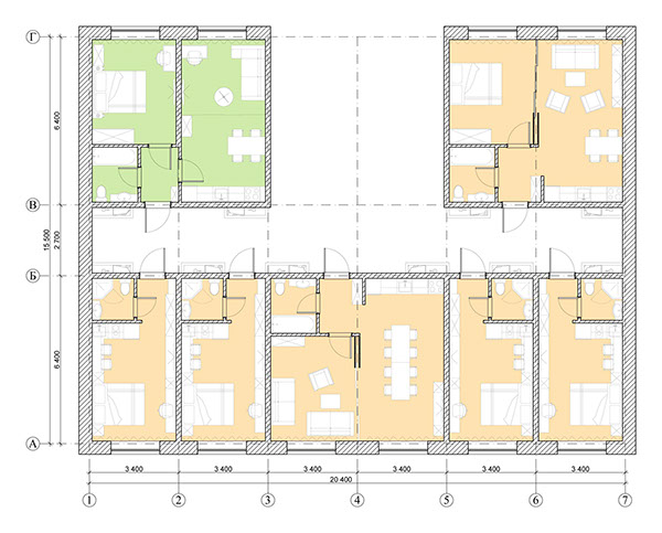 Entry 97757 in 2d CAD floorplan by Megaron1