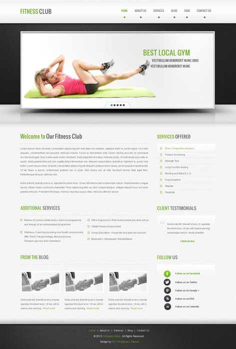 Entry 182684 in Premium WordPress theme by SKT Themes