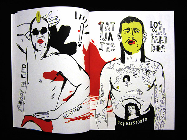 Entry 124293 in yellow, blue and red pages. by julianesc