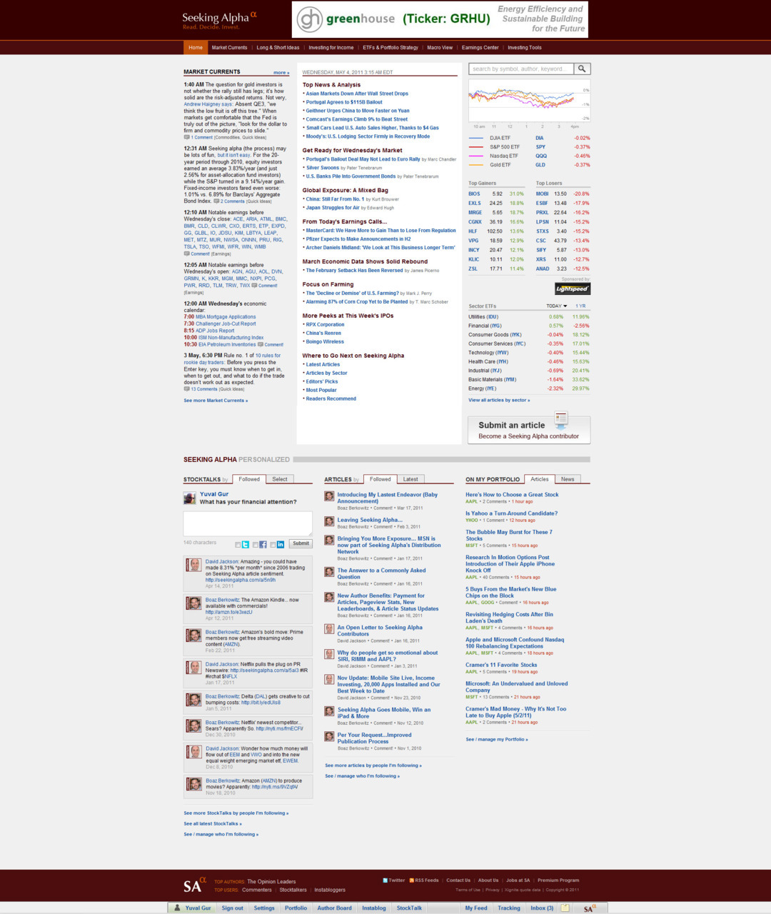Entry 103549 in Seeking Alpha.com by Gy