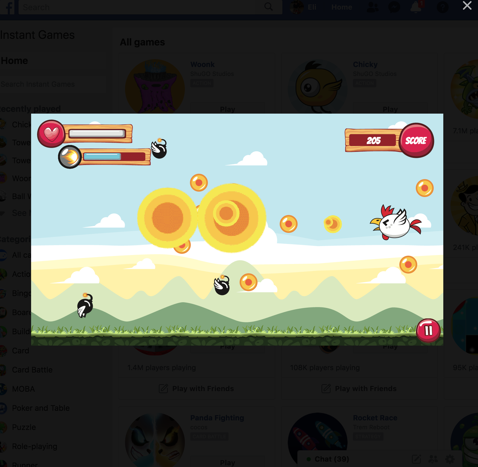 Entry 189609 in Chicky - Mobile Game by Freelance