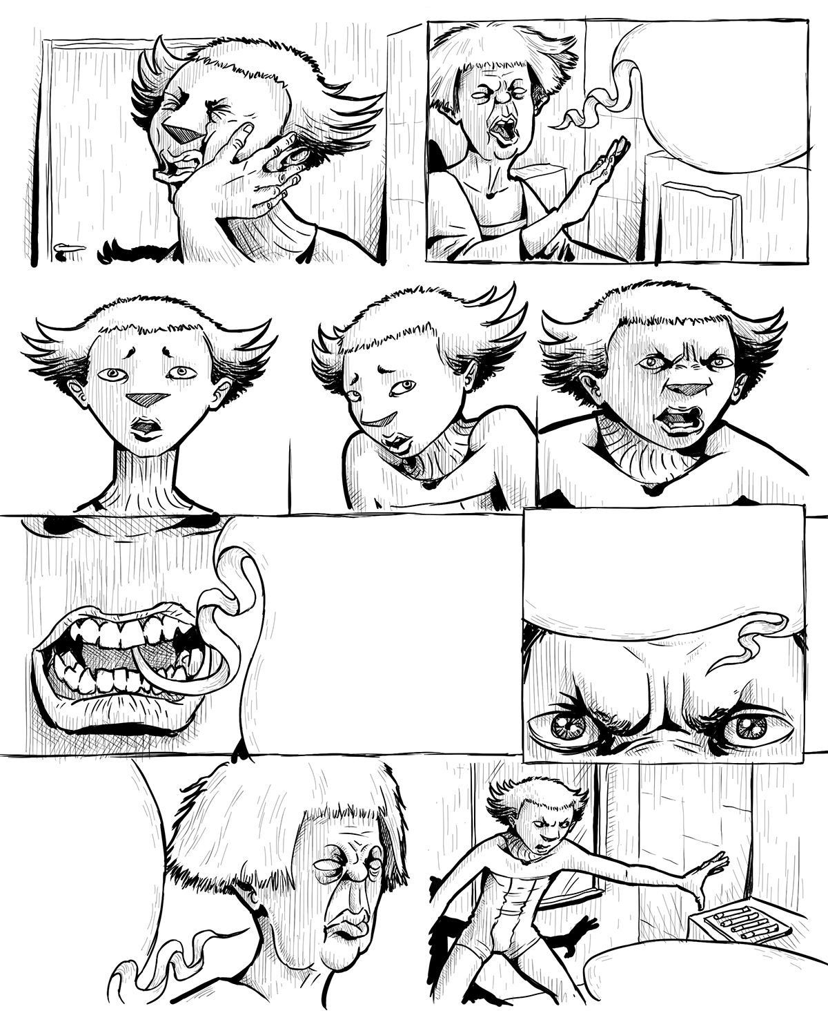 Entry 146372 in Mycelium Seep - The graphic novel - Ink by KLOOM STUDIO