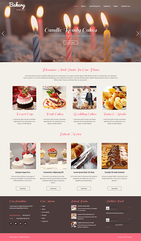 Entry 182419 in SKT Bakery Lite by SKT Themes