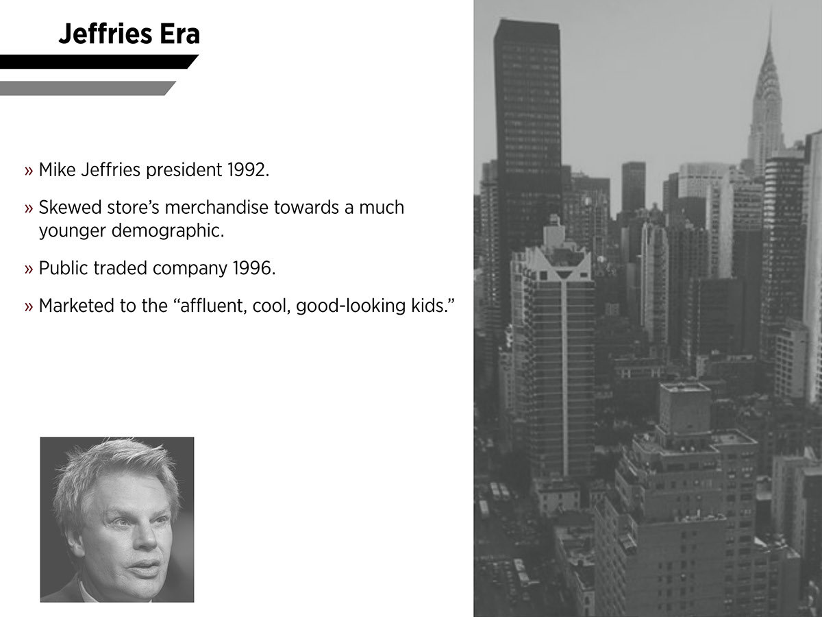 Entry 115929 in Abercrombie & Fitch Rebrand by Megan Wilcox