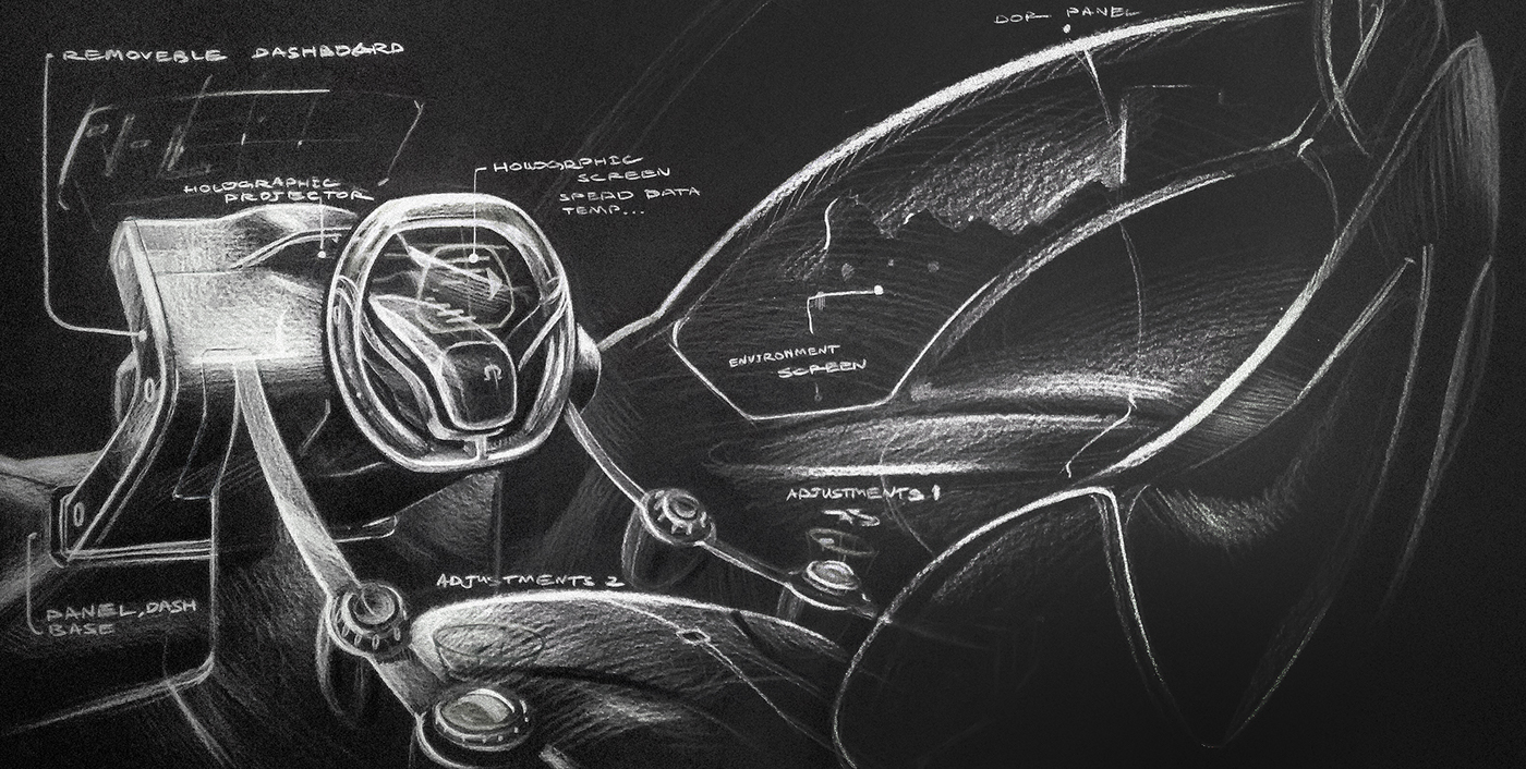 Entry 212767 in Car Interior Sketches by Igaleye design