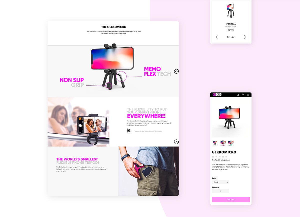 Entry 213990 in &quot;Gekko&quot; Web Design and Development - https://gekkopod.com by Gilad Cohen | Freelancer