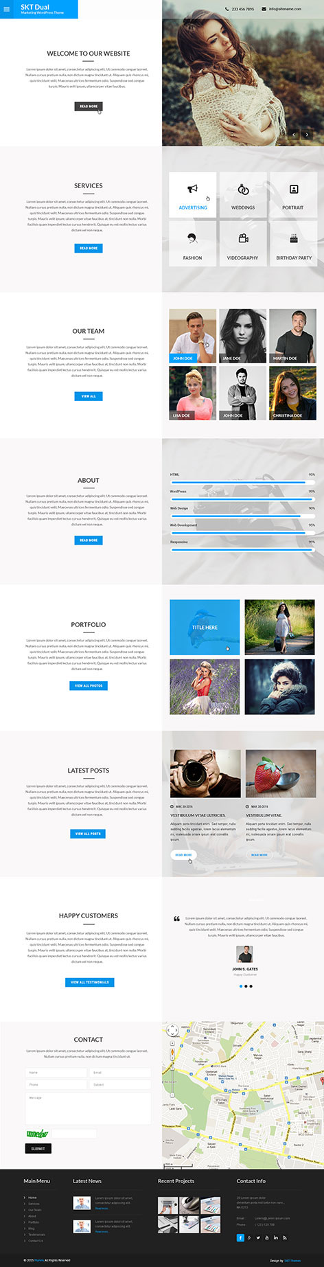 Entry 182526 in Marketing WordPress theme by SKT Themes