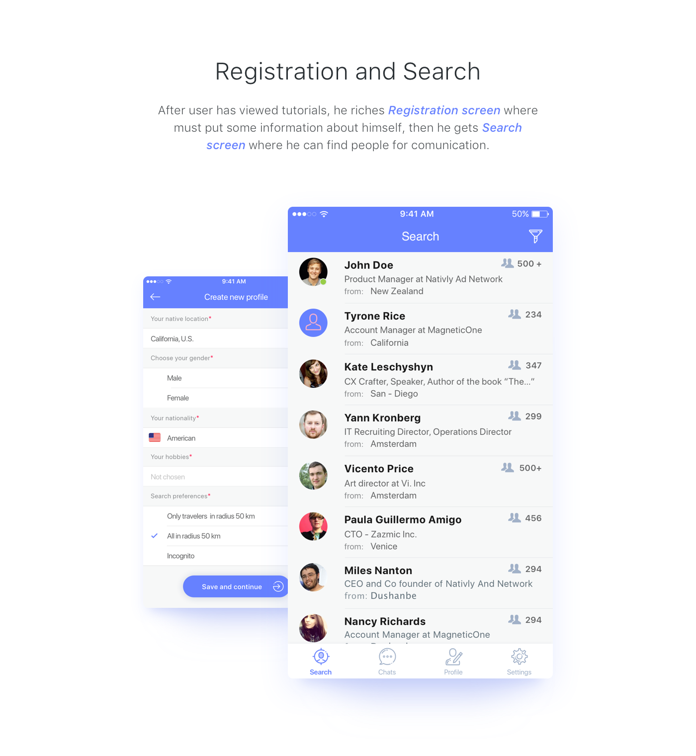 Entry 134145 in M&L mobile app by Cleveroad US