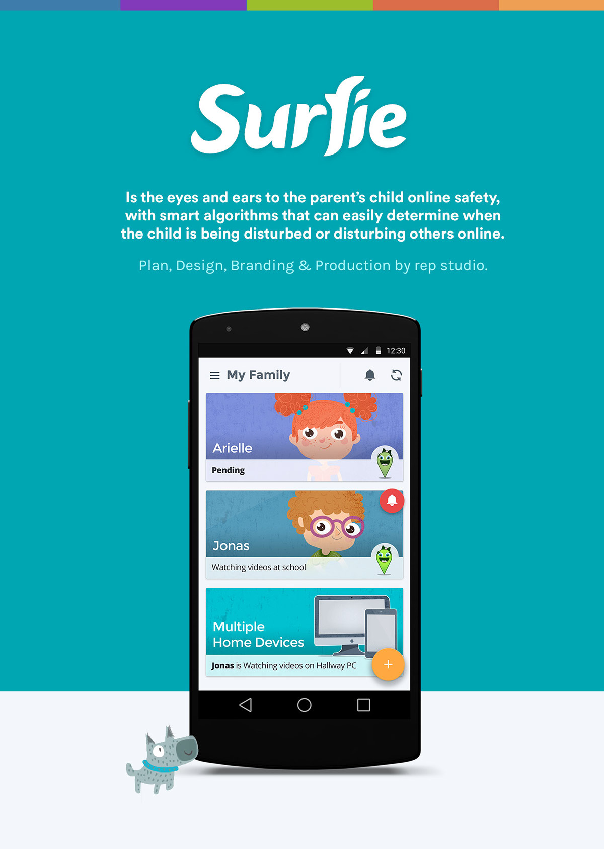 Entry 107604 in Parents Control App - UI/X & Branding Design by REP creative stuff