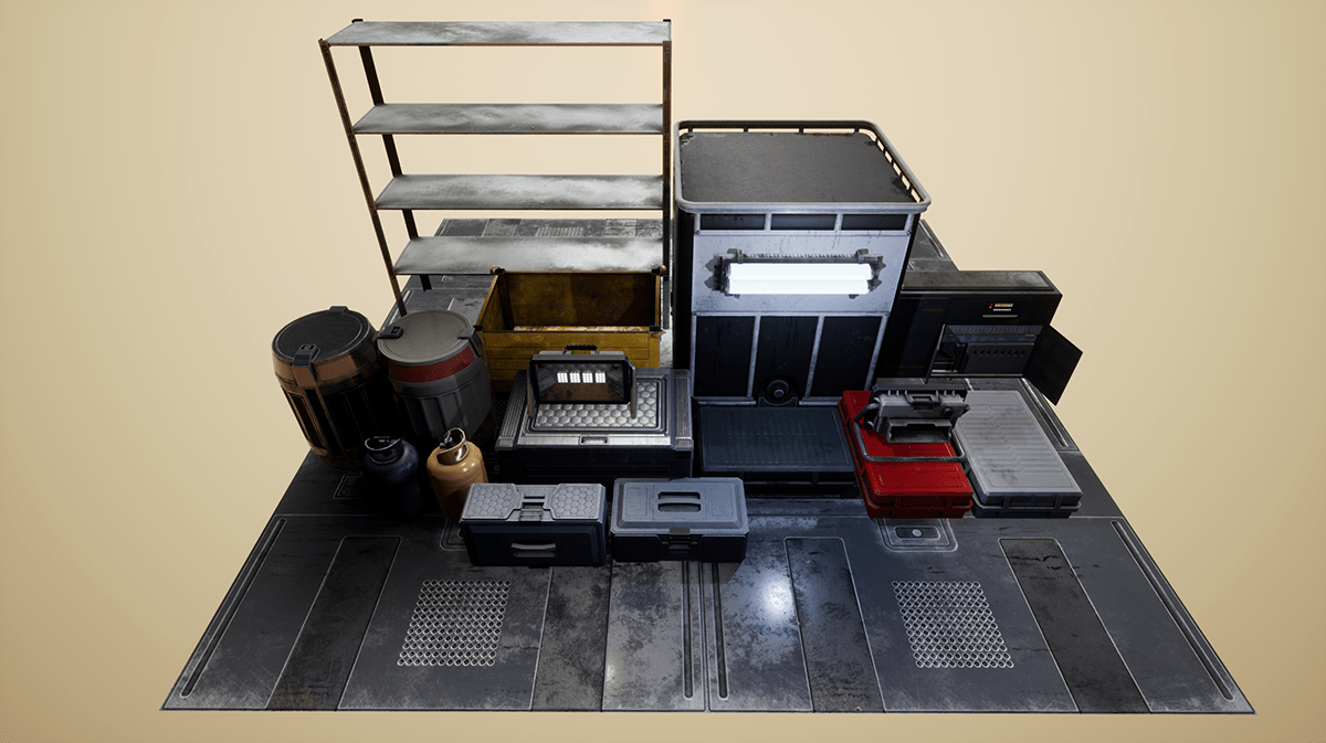 Entry 247223 in sci-fi 3d game asset by Max Shtulman
