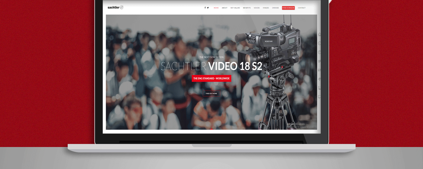 Entry 155683 in Sachtler - Website Design by Root Info Solutions