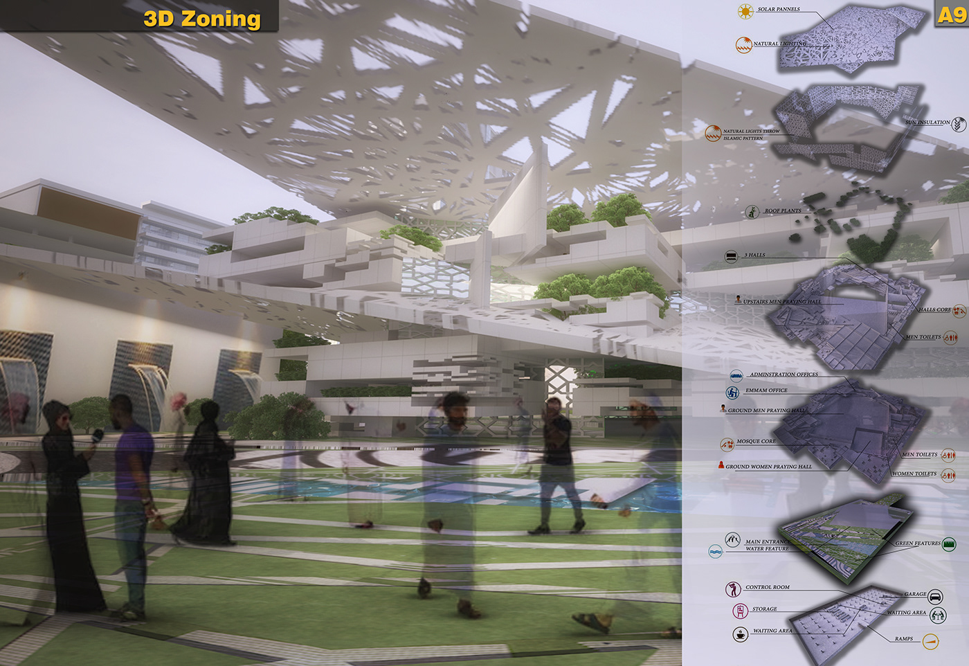 Entry 184944 in Iconic Mosque in Dubai (Proposal 1) by Freelancer