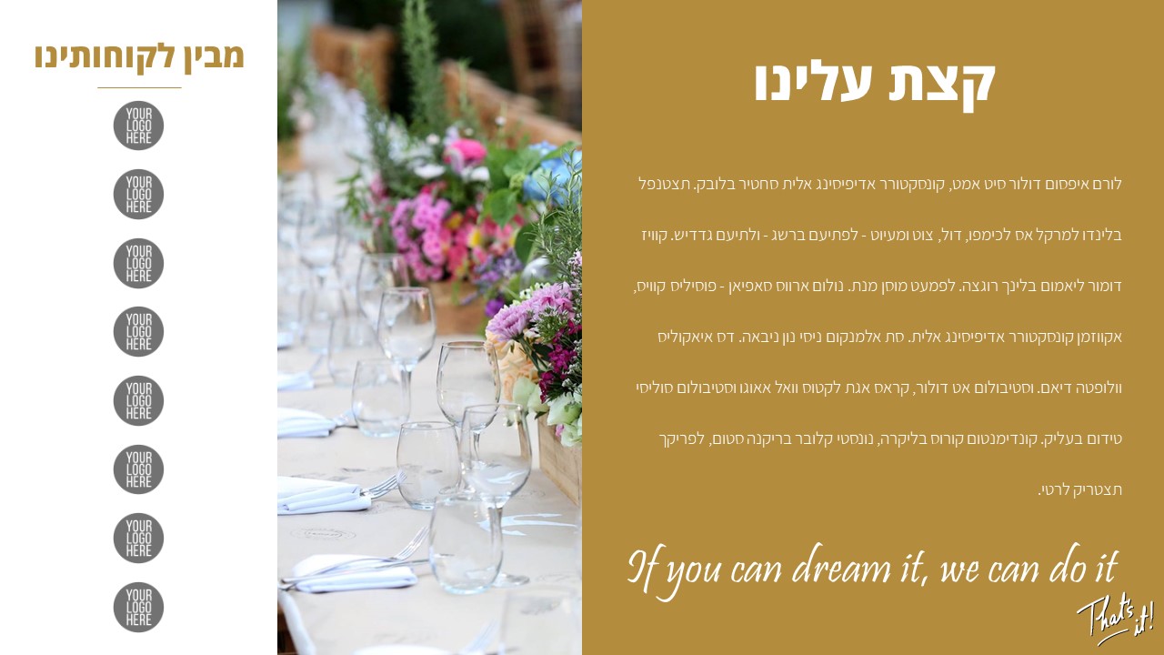 Entry 201931 in עיצוב מצגות by That's it!
