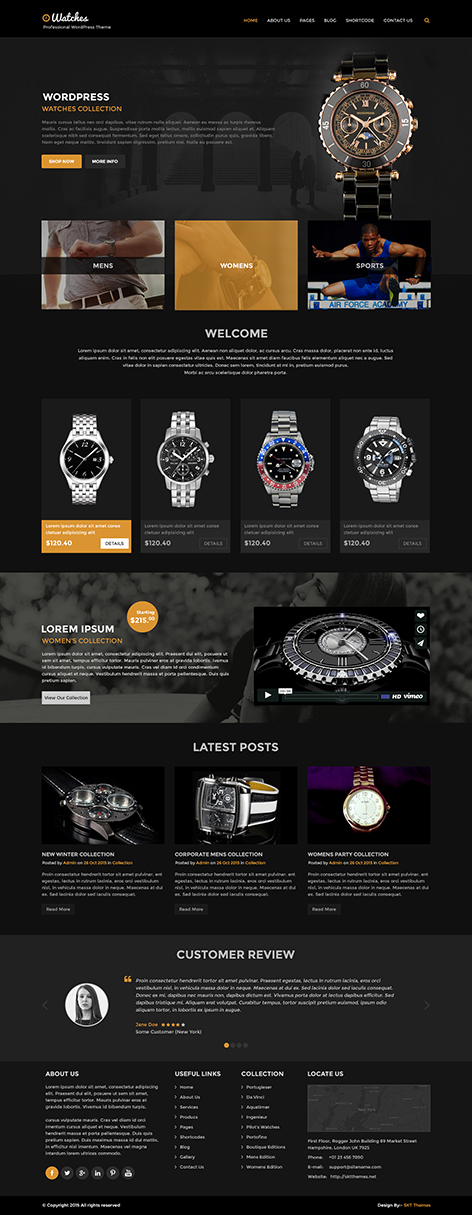 Entry 182549 in Luxury WordPress Theme by SKT Themes