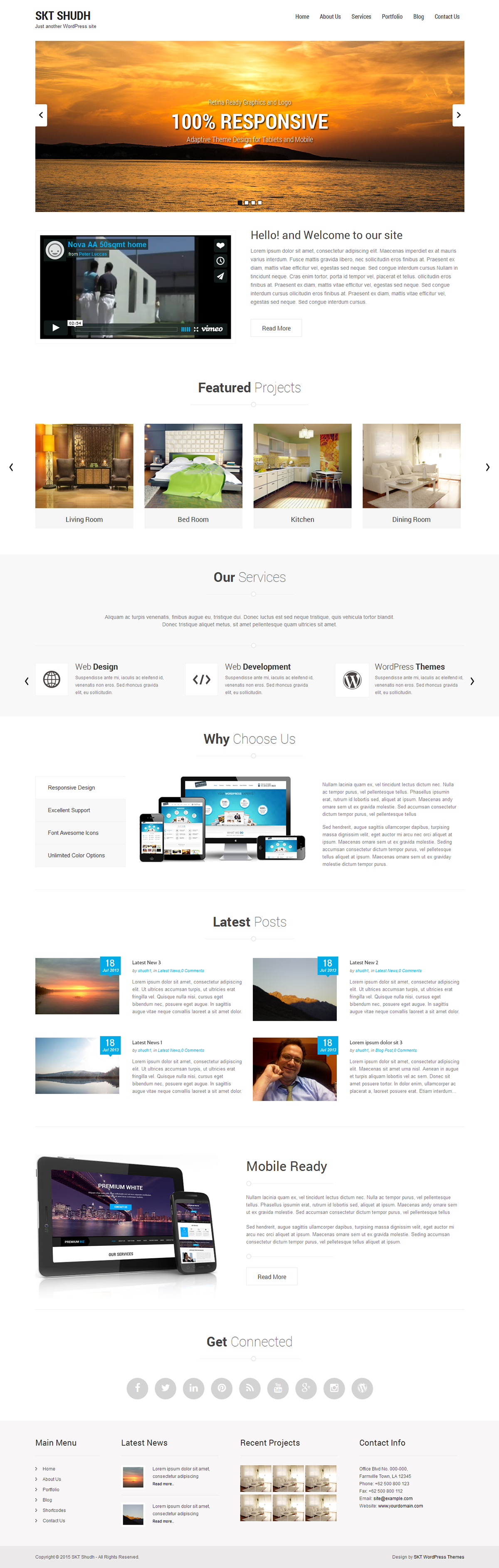 Entry 182588 in Minimal WordPress Theme by SKT Themes