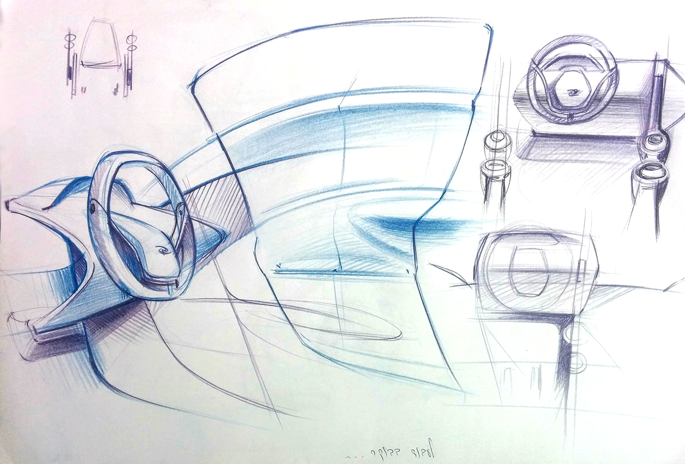 Entry 212766 in Car Interior Sketches by Igaleye design