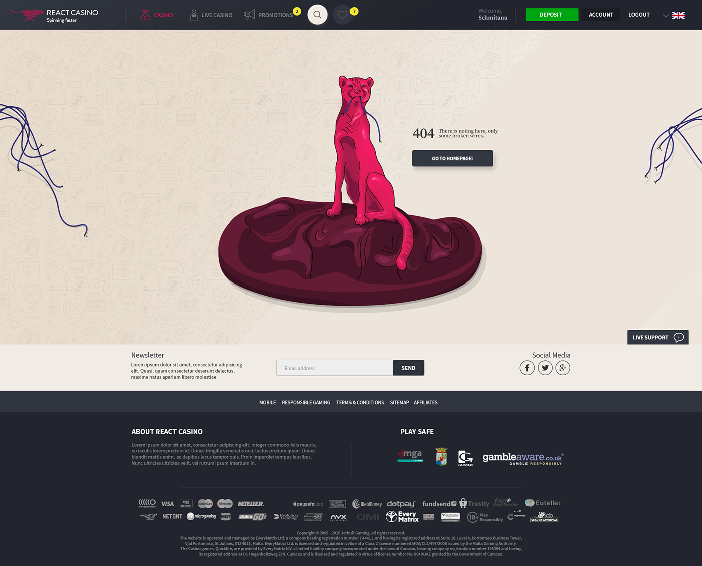 Entry 161563 in ReactCasino Desktop Project for Jetbull by Eduarth, Alexandru Schmidt