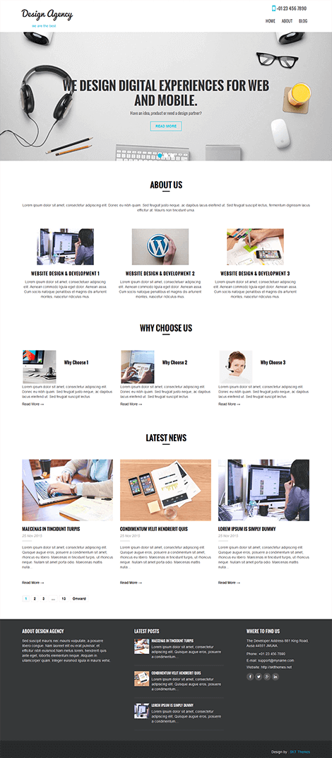 Entry 182437 in SKT Design Agency by SKT Themes