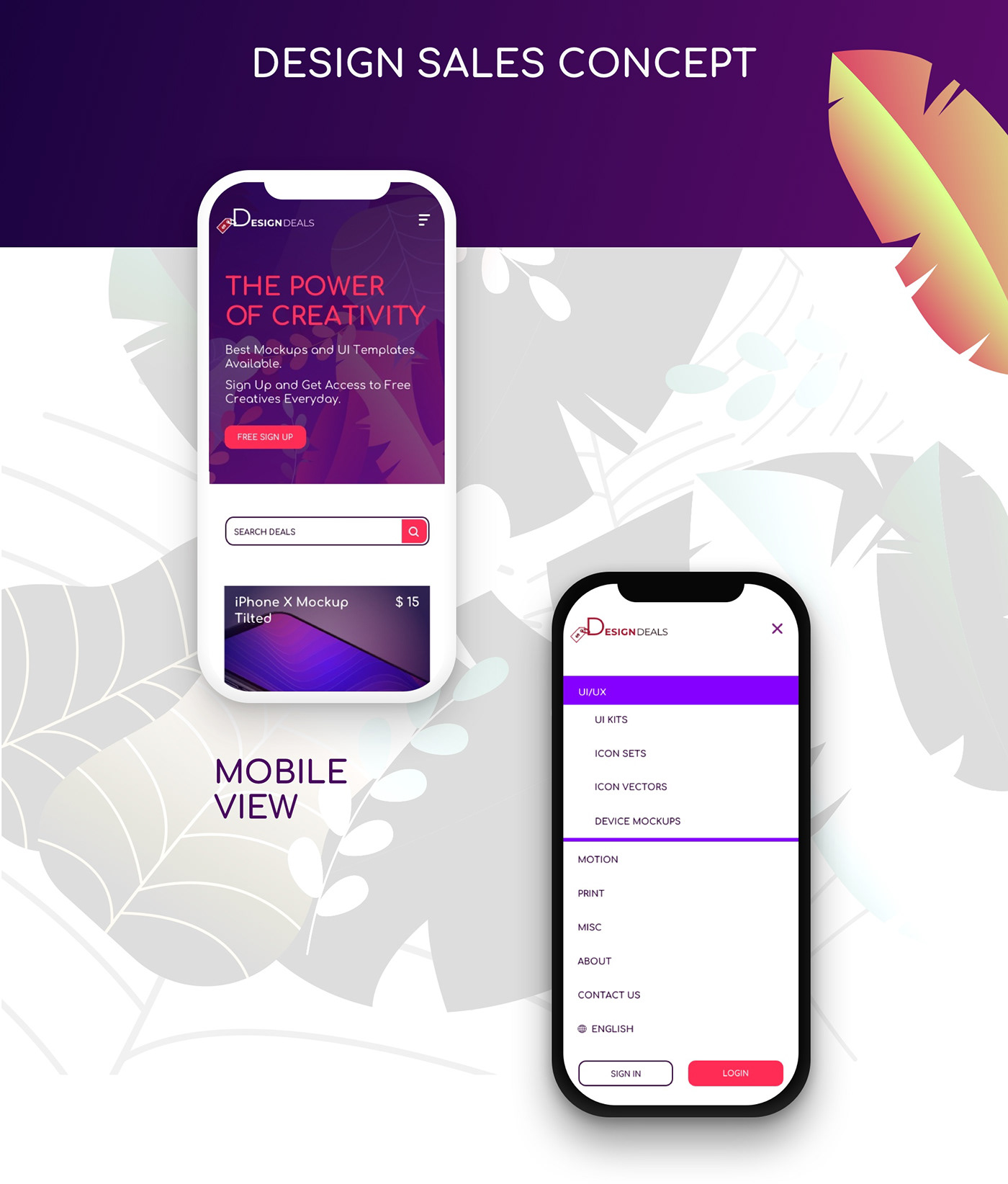 Entry 221458 in Design Sales Concept by UI & Digital Graphic design