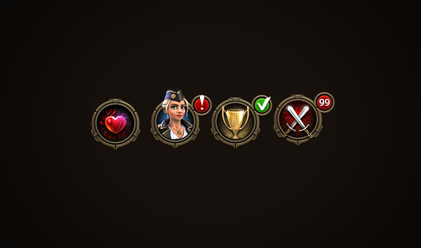 Entry 98402 in Icons sets for Game UI by MAXdesign