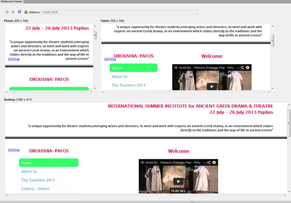 Entry 84204 in AncientGreekDramaInstitute-Cyprus.org-Responsive Design by L www Design