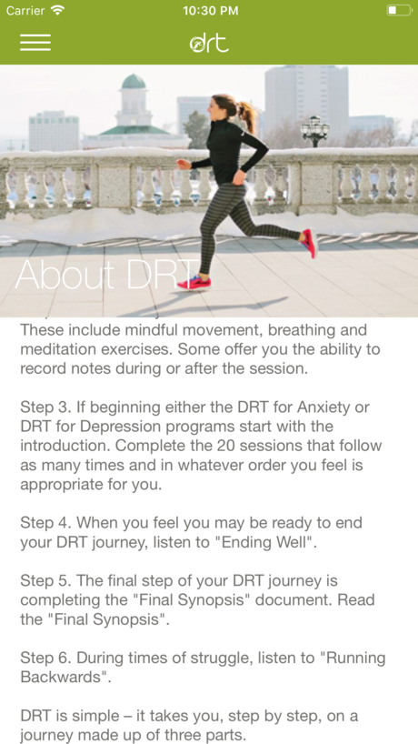 Entry 227183 in Dynamic Running Therapy app by Nimble AppGenie