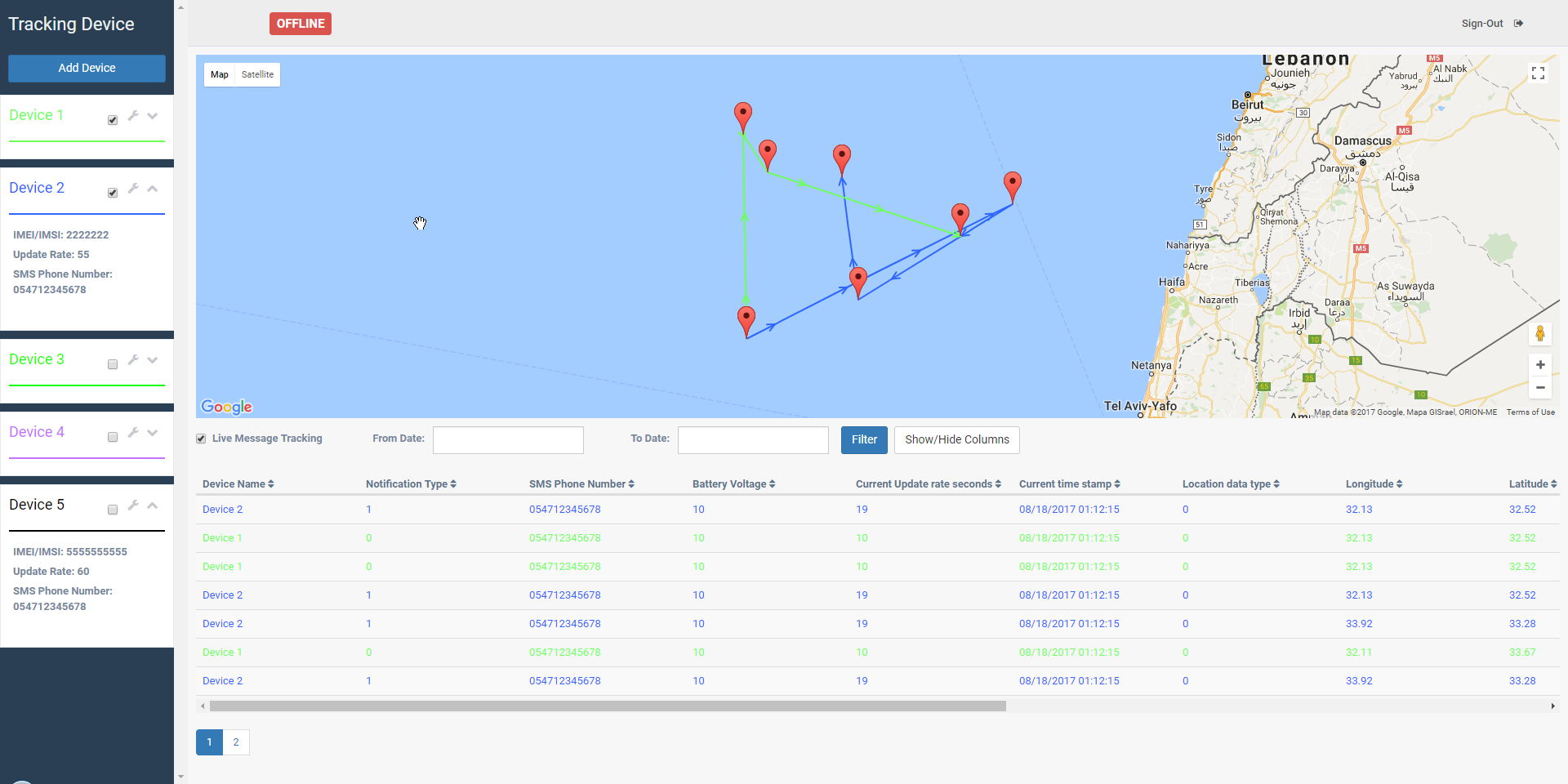 Entry 189155 in IOT: Tracker HW + FW +WEB by Alex Solovyov