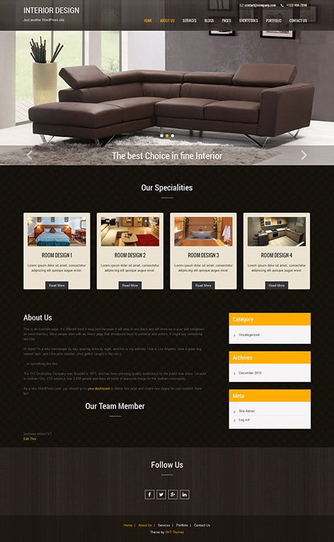 Entry 182434 in Interior Lite by SKT Themes
