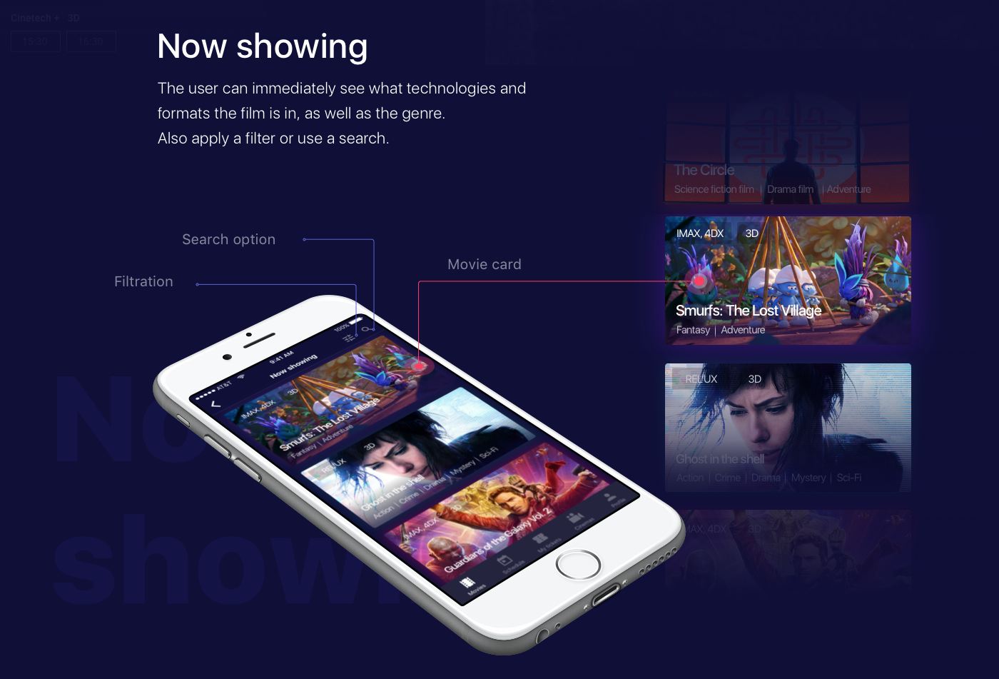 Entry 134199 in Cinema GO by Cleveroad US