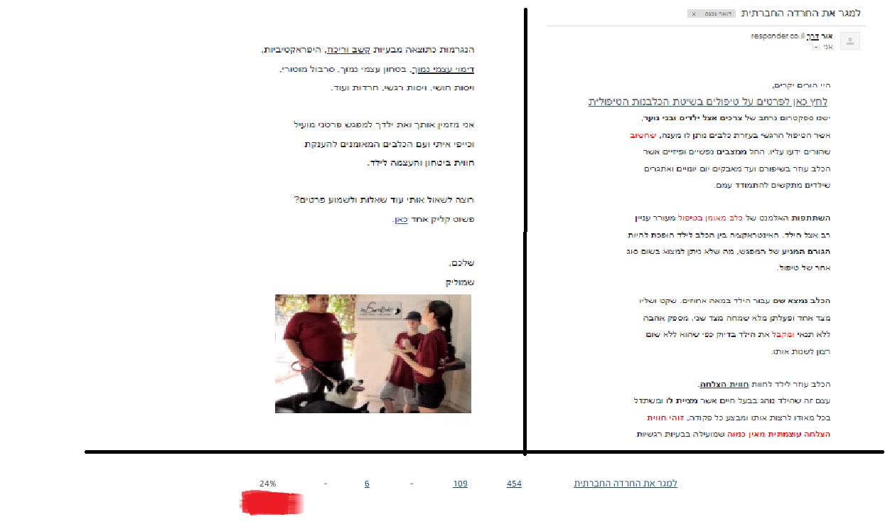 Entry 163721 in משפך שיווקי ואחוזי פתיחה by אור שוורץ