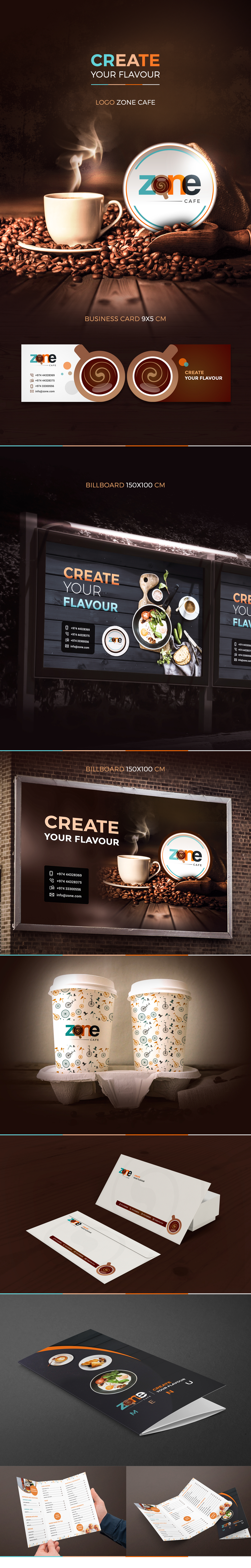 Entry 143164 in Zone Cafe Identity by Haweya company