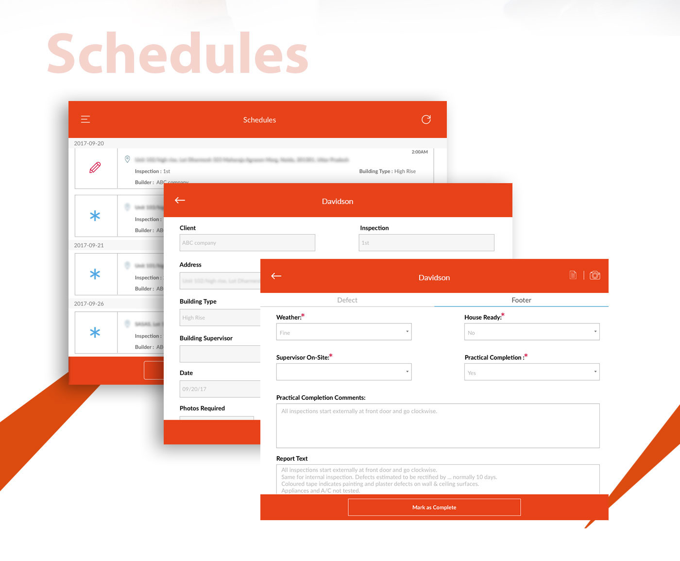 Entry 155642 in Handovers - Onsite Inspection App by Root Info Solutions