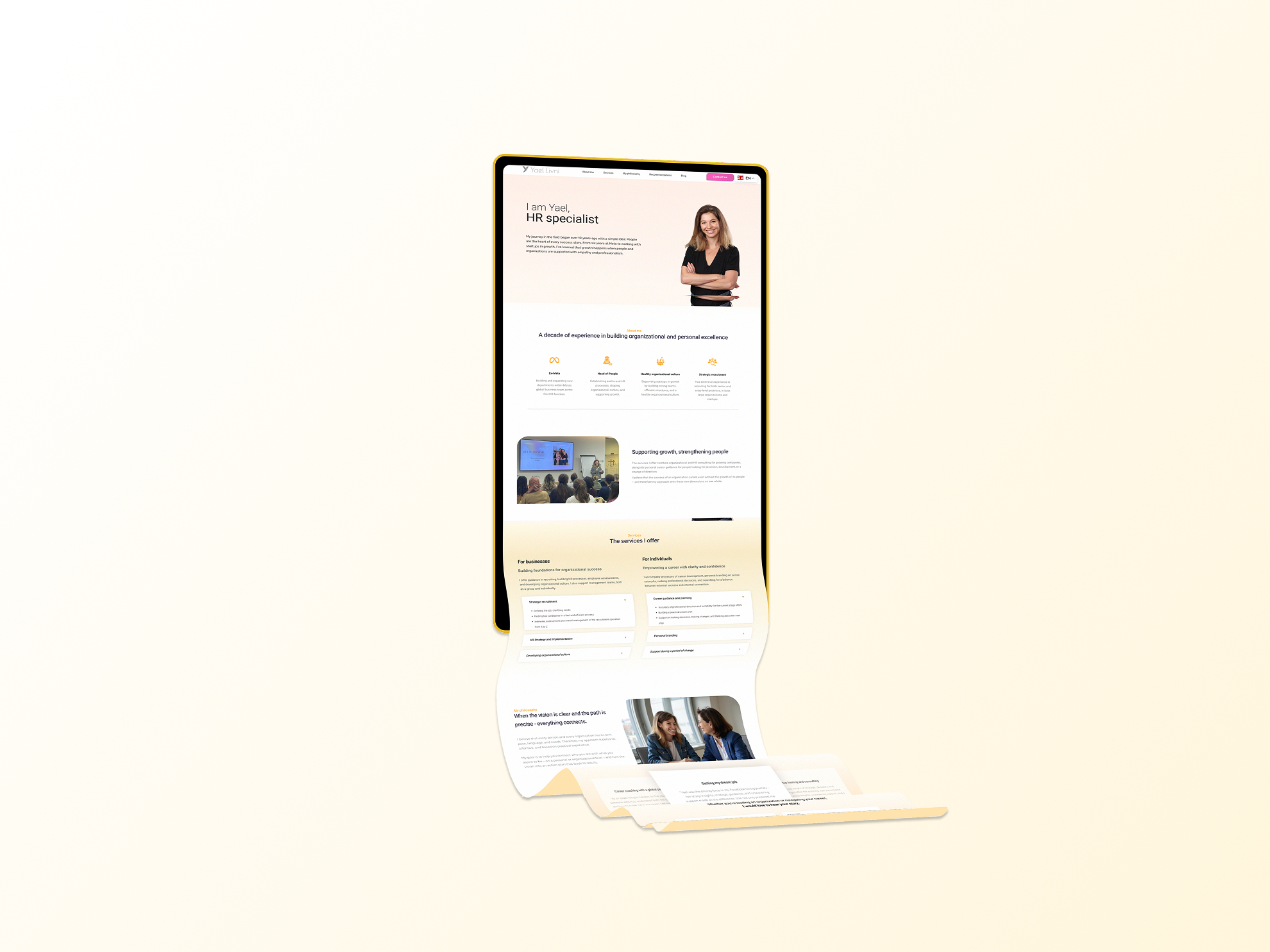 Entry 343432 in עיצוב אתרים | UX/UI by תוהמי