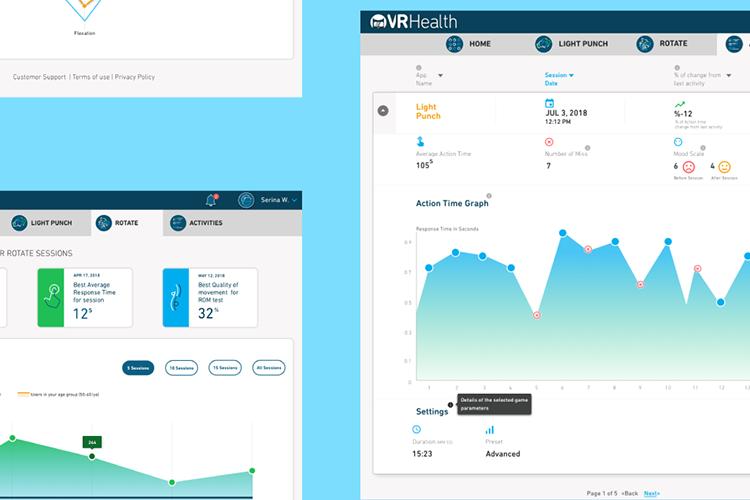 VR Health- Branding and UI/UX thumbnail