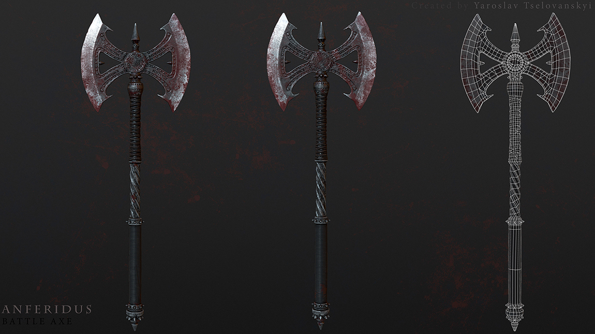 Entry 99577 in Anferidus - battle axe by Light Magic Studio