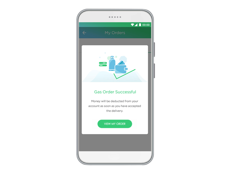 Entry 213414 in Uber-like Cooking Gas Delivery App by Kolajust