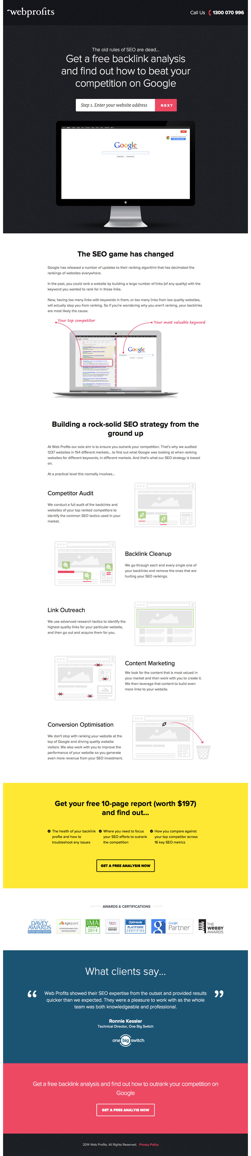 Entry 152403 in Web profits HTML template - Landing page by Максим Давудов