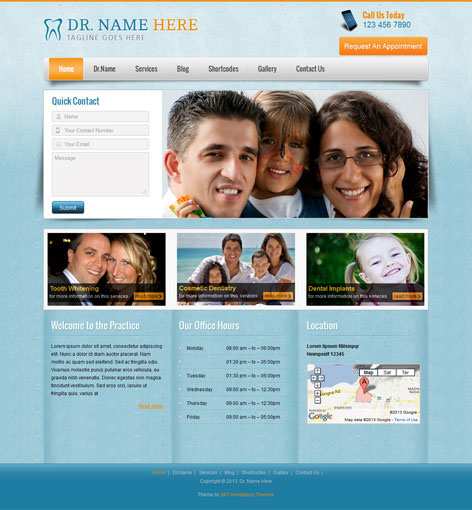 Entry 182676 in Doctor wordpress theme by SKT Themes