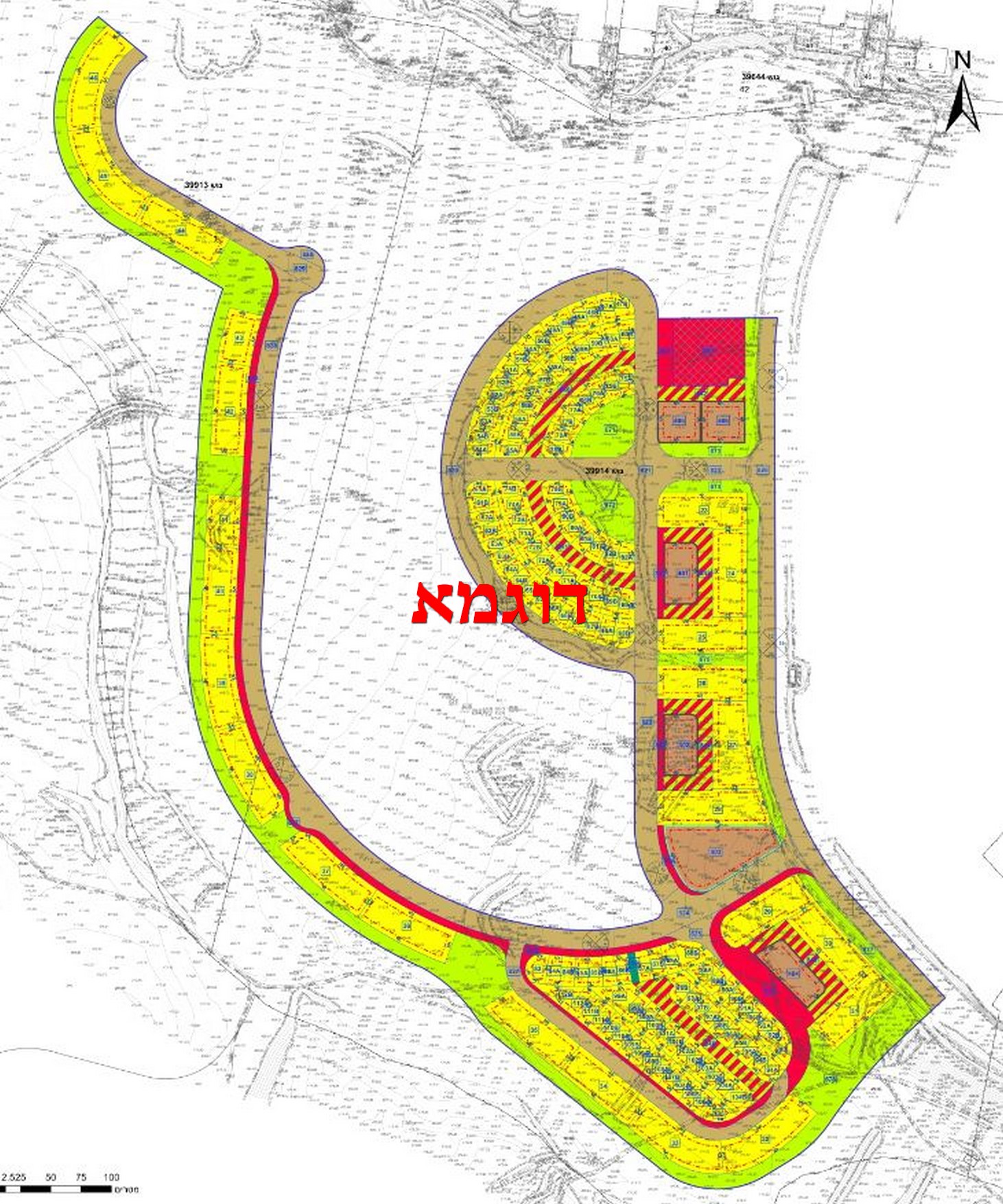 Entry 227588 in תשריטים - Land Mapping by רחימה יצחק - שרותי אדריכלות