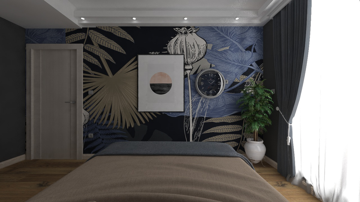 Entry 192943 in Bedroom interior design by MladMa