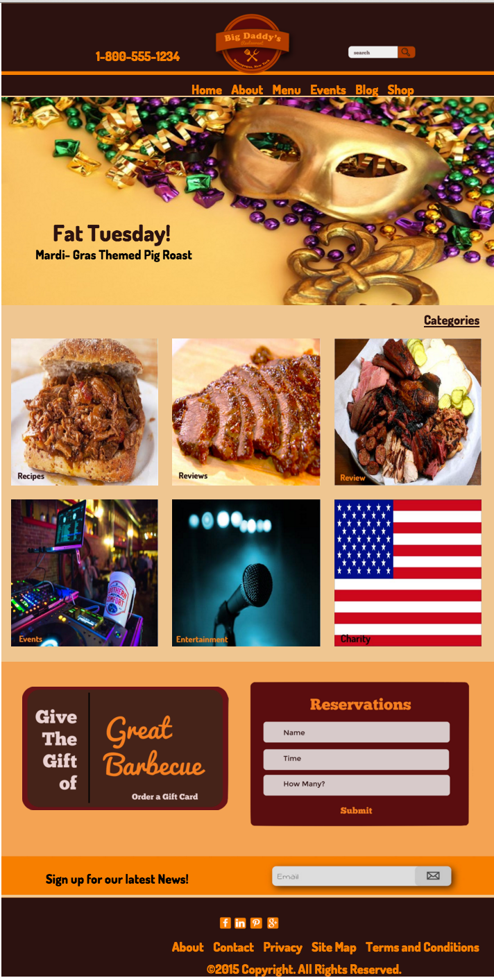 Entry 116062 in Website Re-Design by Megan Wilcox