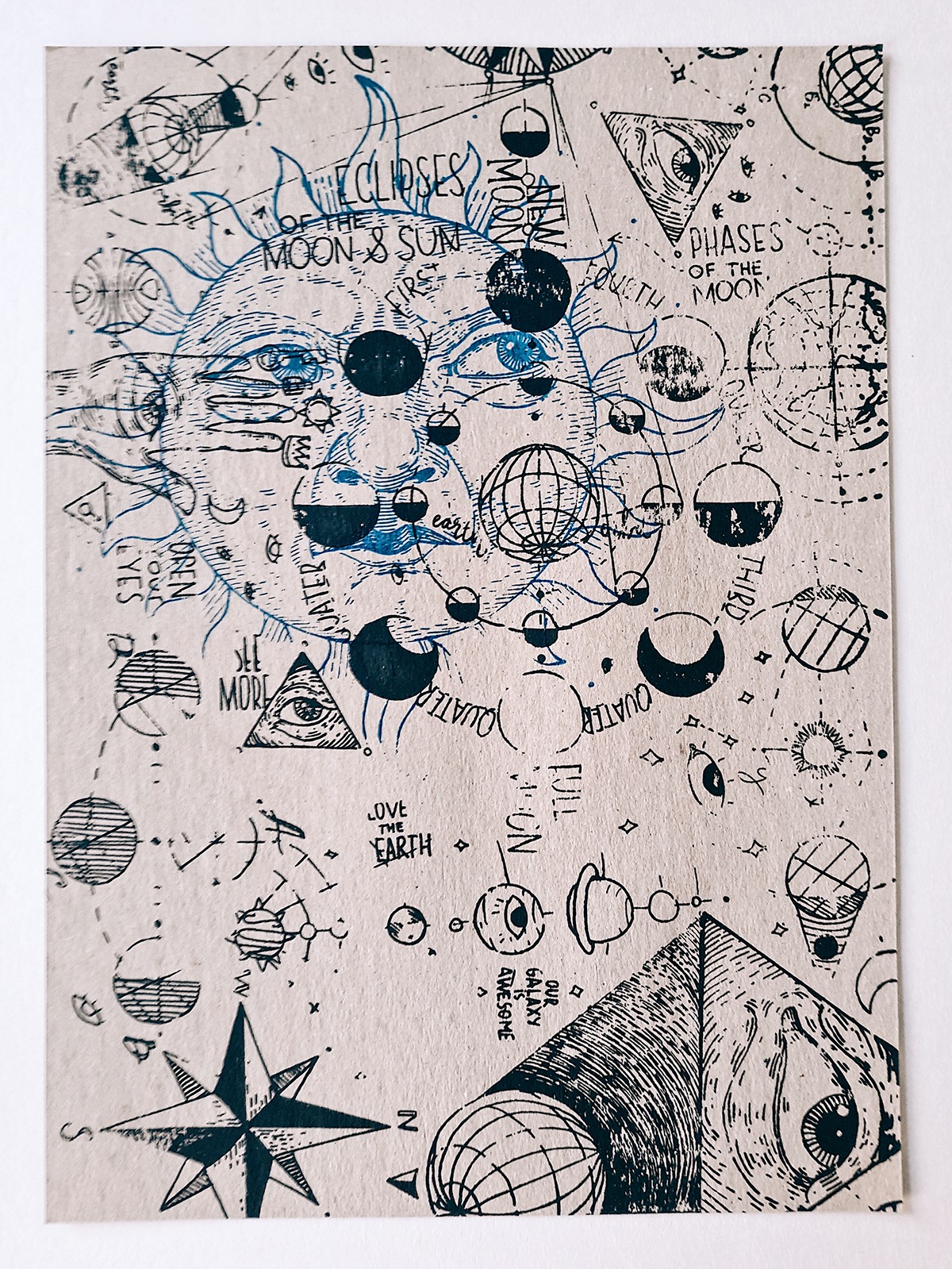 Entry 202949 in My heart is in the space... Screen printing project by Wyesoftware
