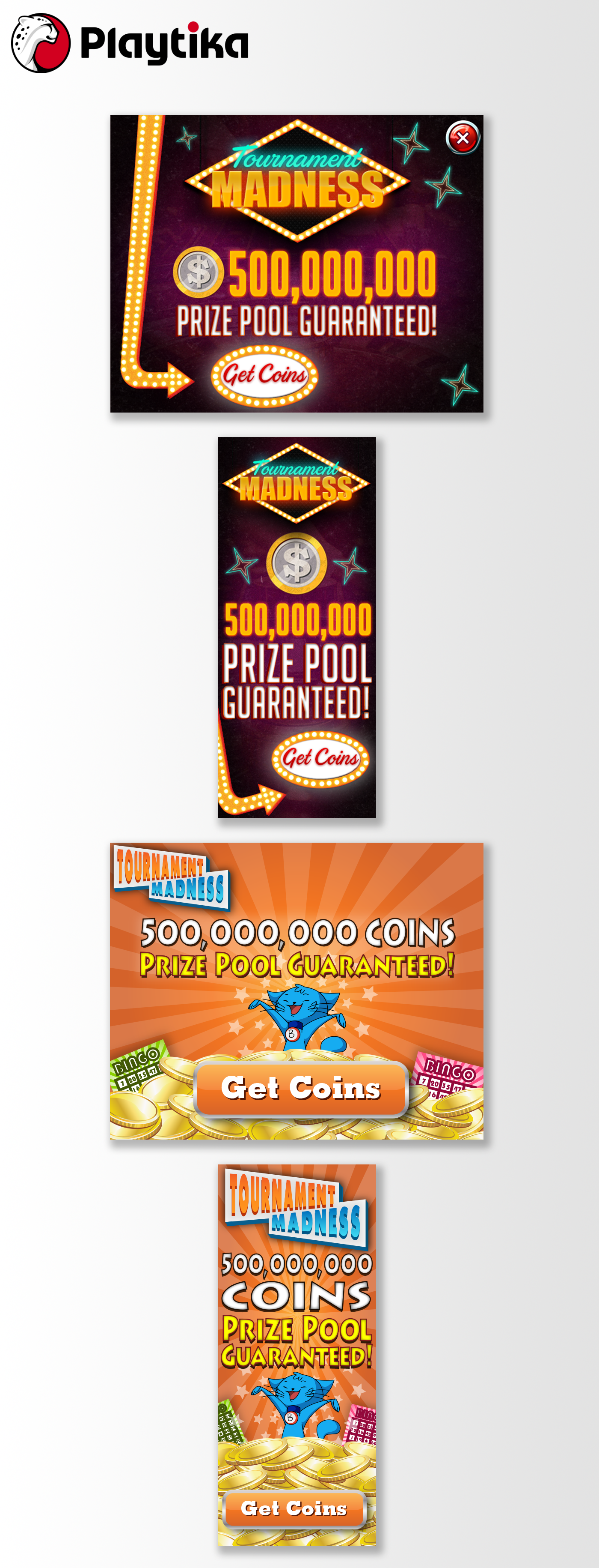 Entry 139966 in Playtika banners by Diego Zumer
