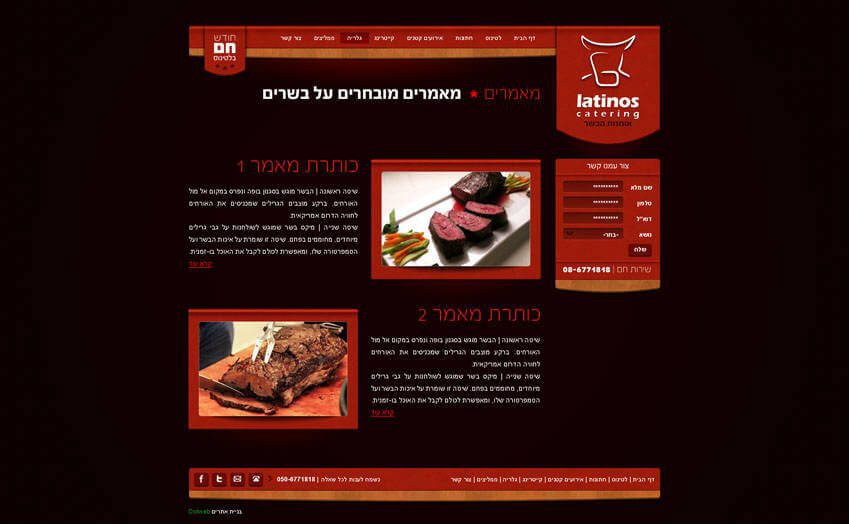 Entry 242363 in web design and development by מיכאל גורודינסקי שיווק ופרסום באינטרנט