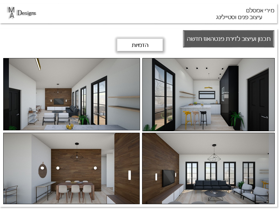 Entry 119184 in תכנון ועיצוב פנטהאוז חדש by MA Designs