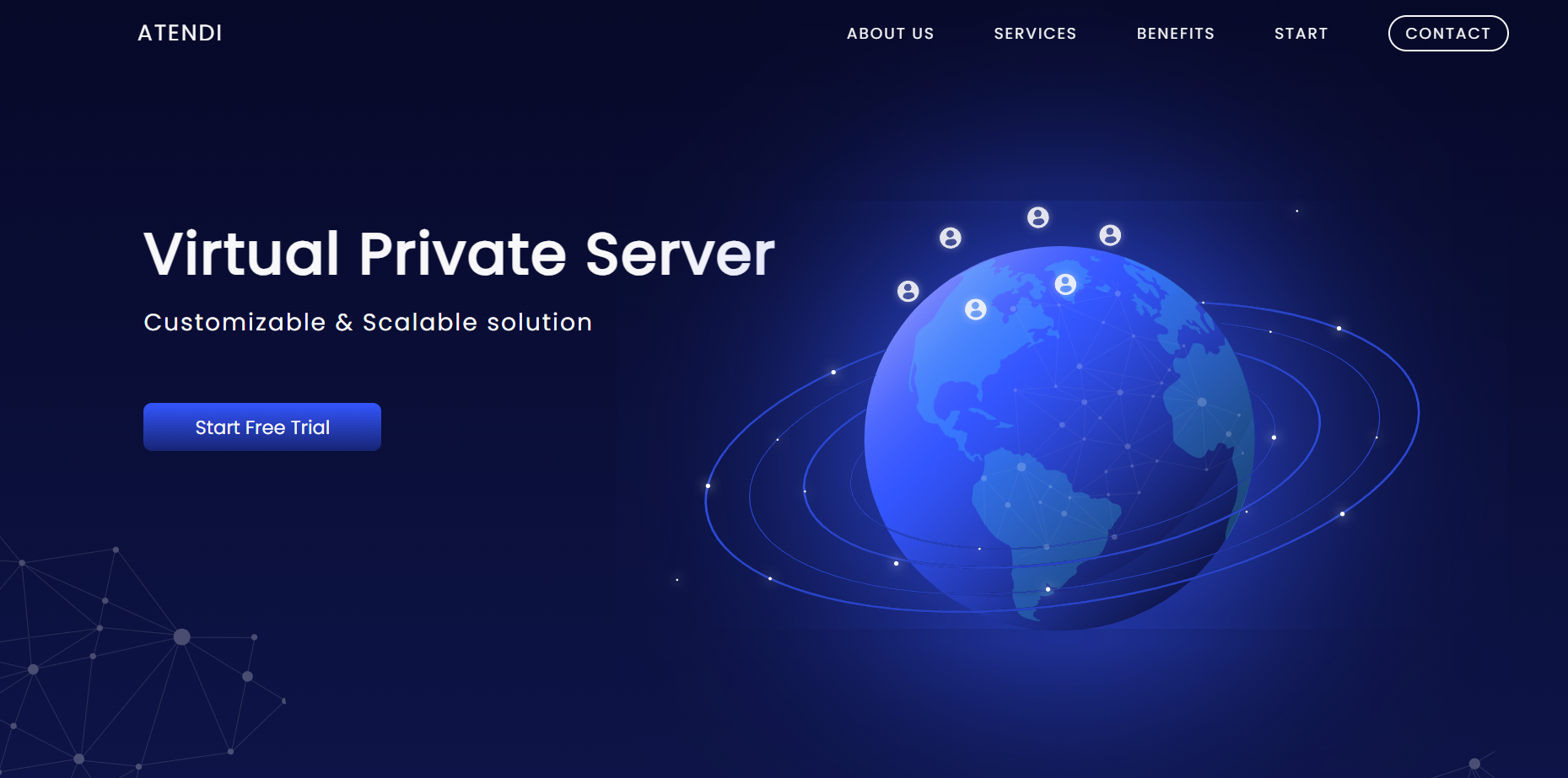 Entry 301668 in Atendi landing page by Alisa Zilberman