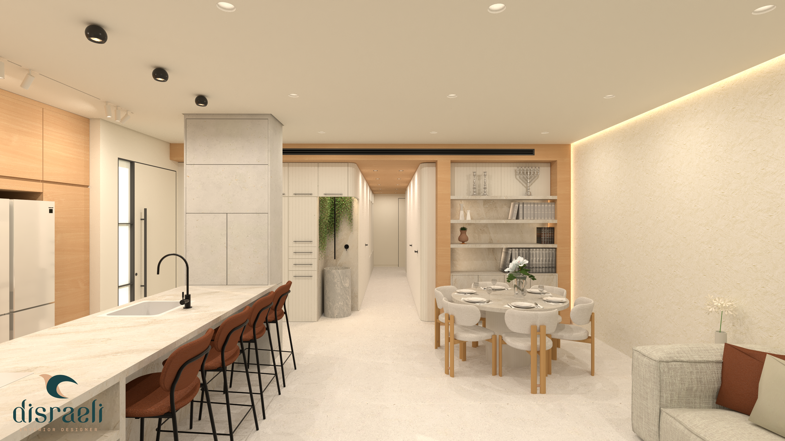 Entry 344622 in תכנון ועיצוב דירה by Disraeli Studio