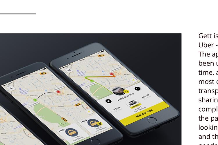 Gett Redesign thumbnail