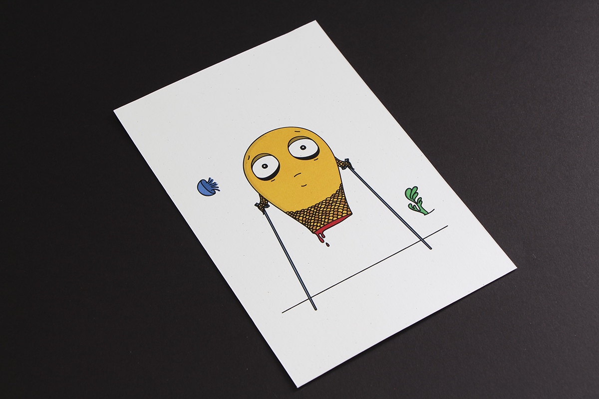 Entry 89966 in illustrated postcard by אור נגר